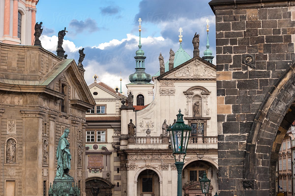 Details in Prague - Statues and Architecture