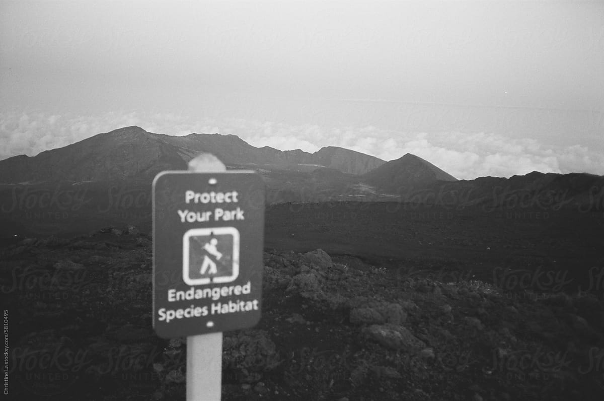 Protect your park trail sign