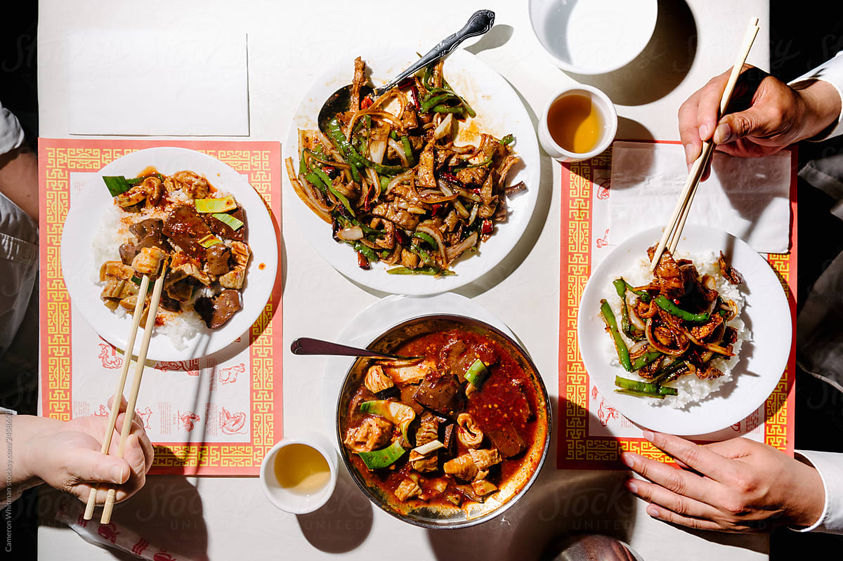 Traditional Chinese Restaurant Dinner Setting by Cameron Whitman