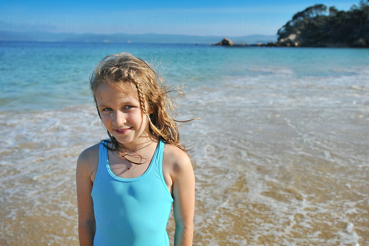 Young Teen In The Ocean by Stocksy Contributor Gillian Vann - Stocksy