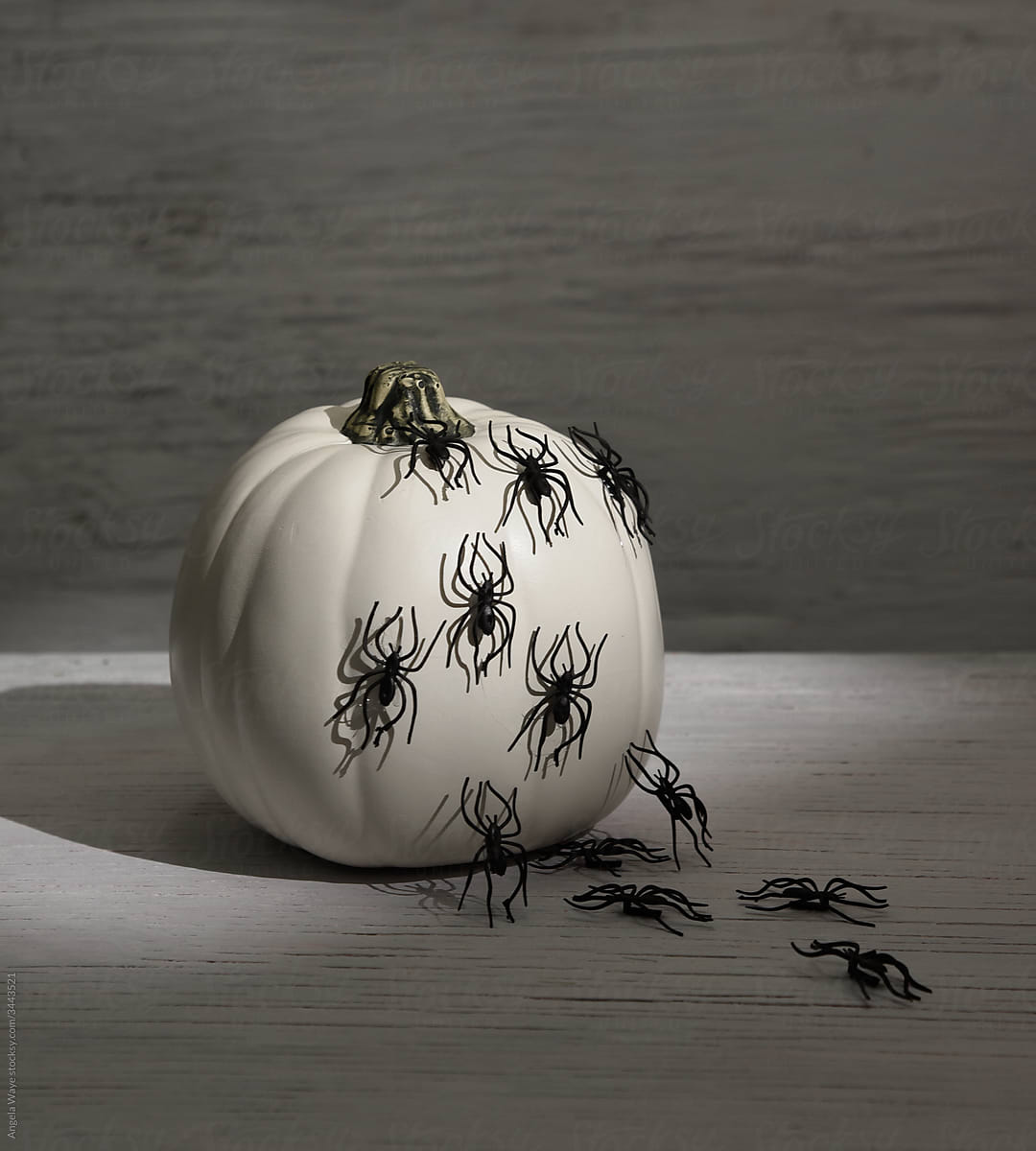 Scary Spider Halloween Pumpkin Decor