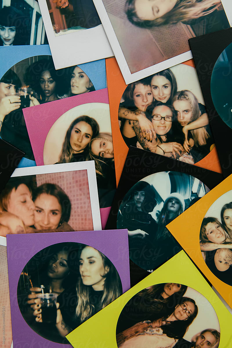 Set Of Polaroids From A Girl Party By Stocksy Contributor Kkgas 