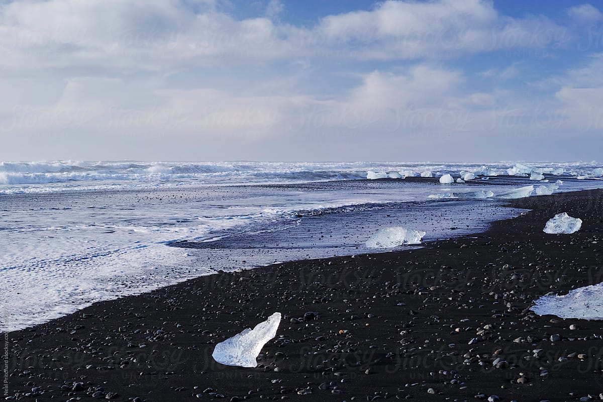 Diamond Beach Jokulsarlon Iceland