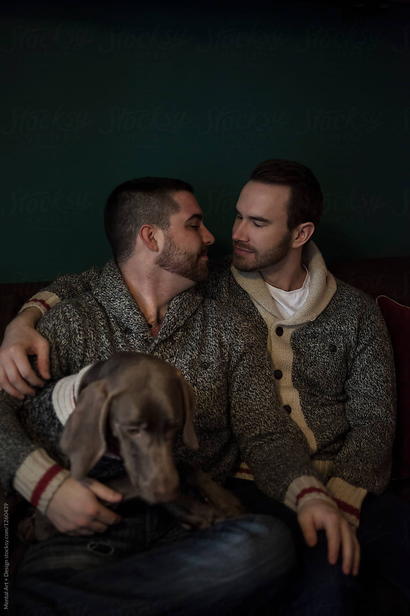 Handsome Gay Couple By Stocksy Contributor Mental Art Design