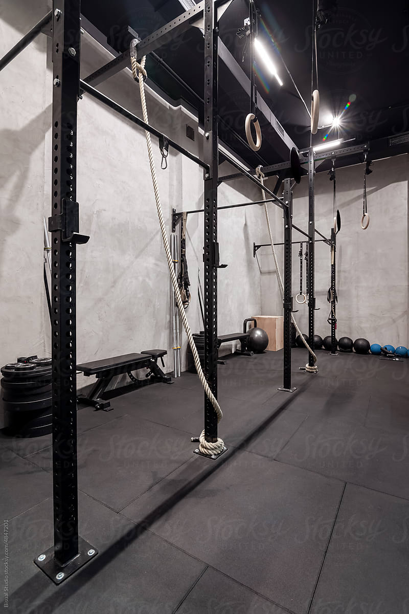 Empty Fitness Gym Studio