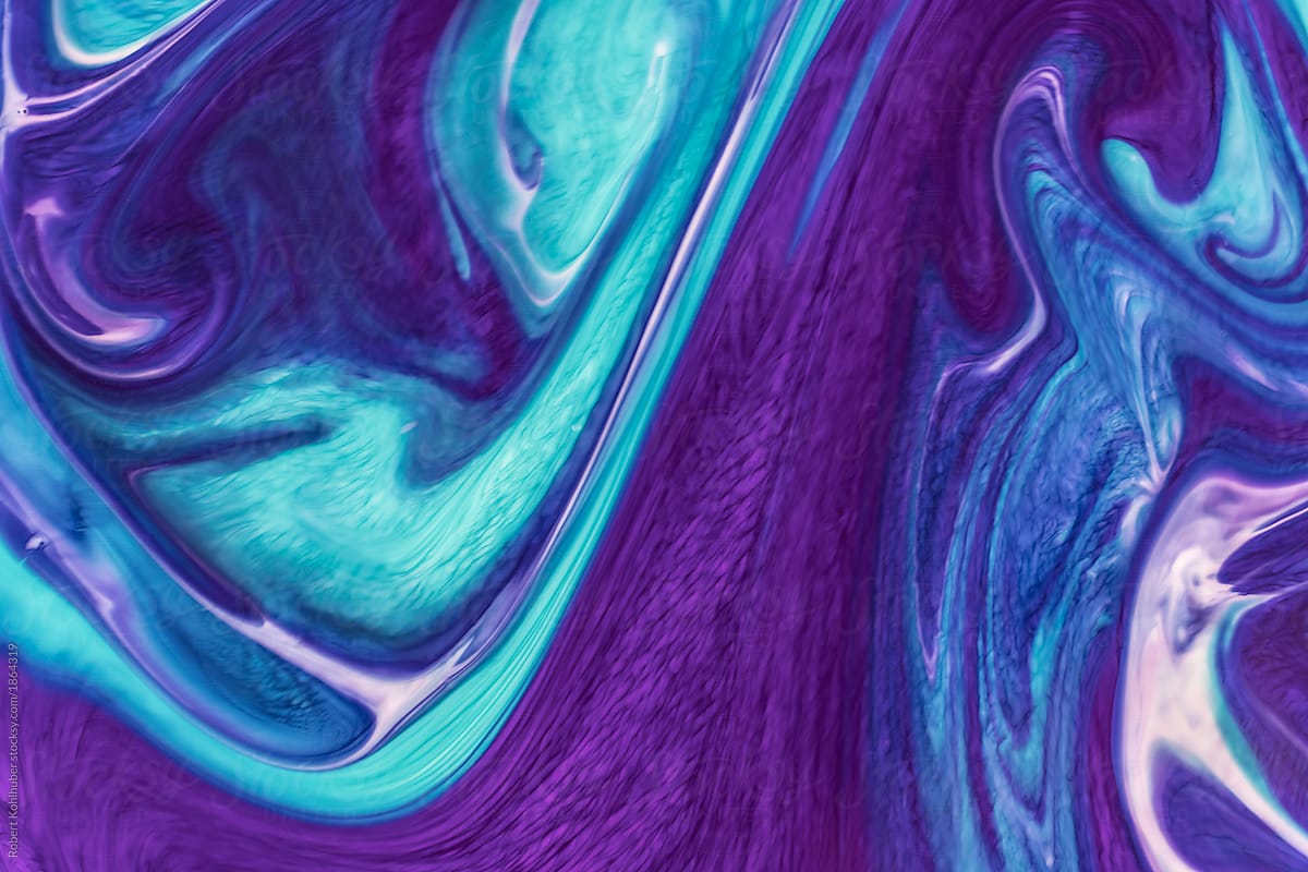 Abstract colorful liquid background