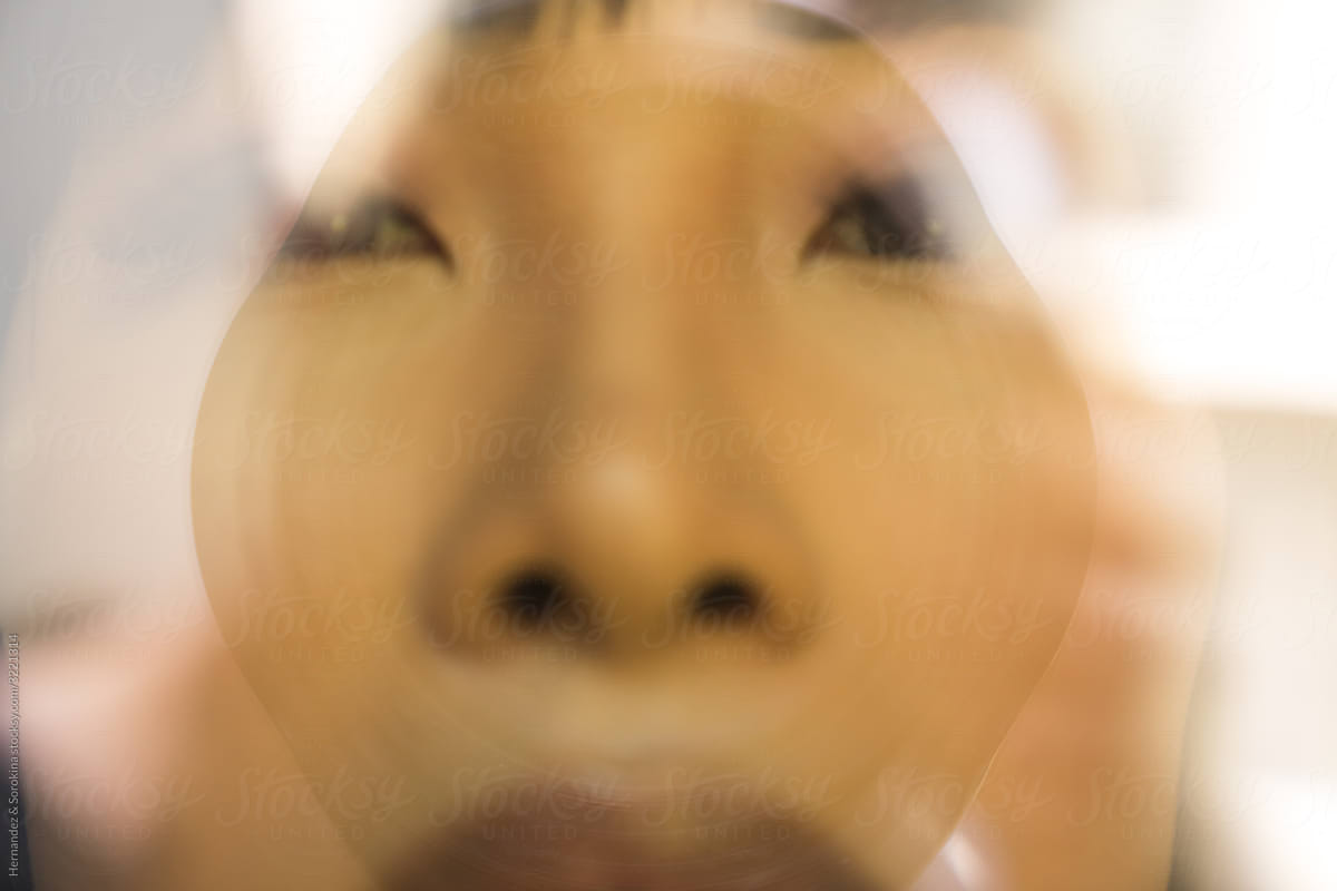 Close Up Of Beautiful Asian Woman