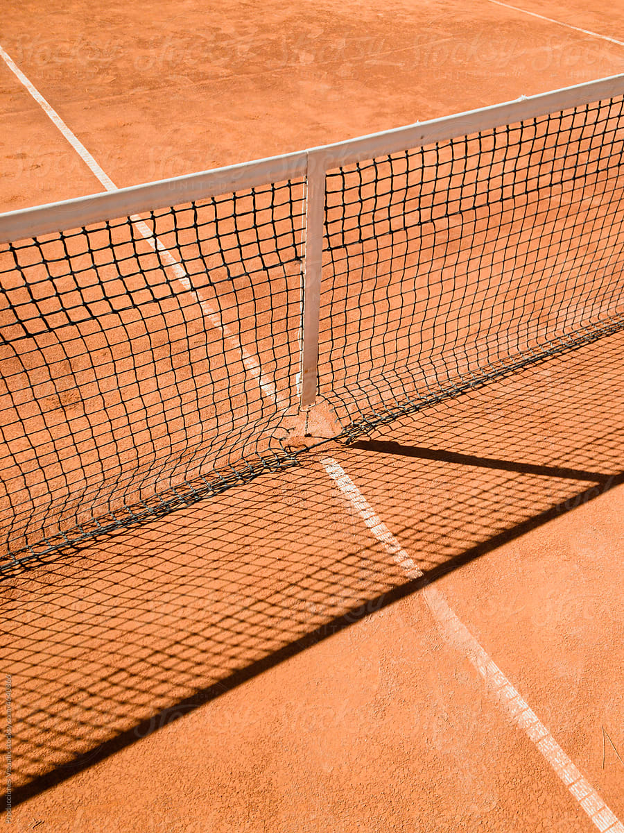Clay tennis court