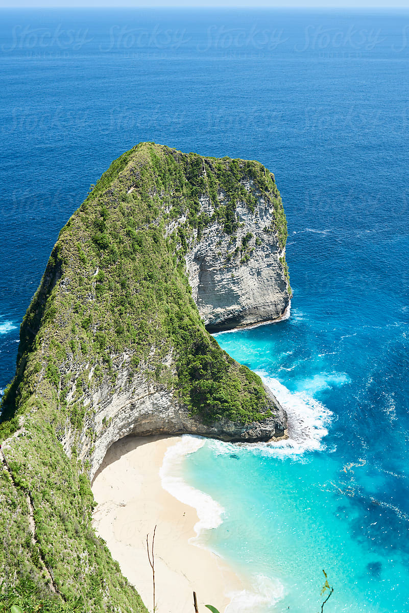 Kelingking Beach Cliffs At Nusa Penida