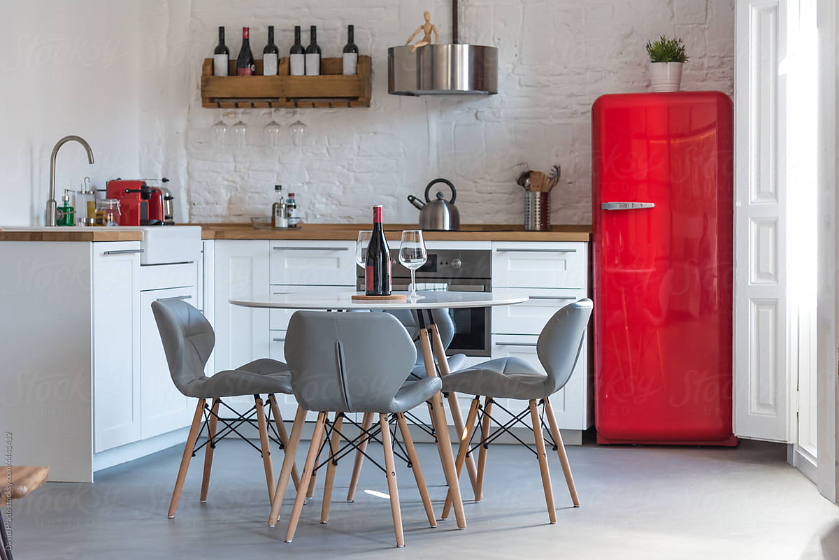Stylish kitchen in modern apartment