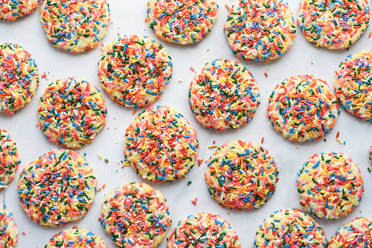 Rainbow Sprinkle Cookies