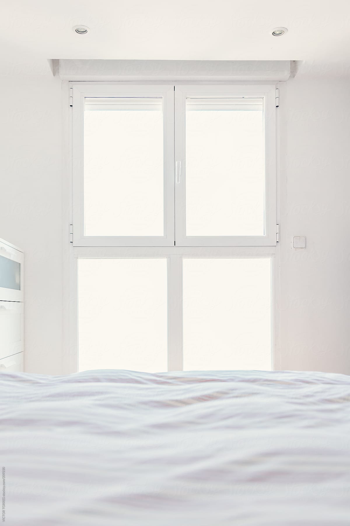 Window in a White Bedroom