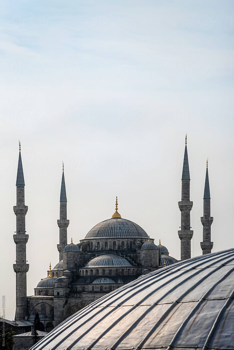 View to Blue Mosque domes