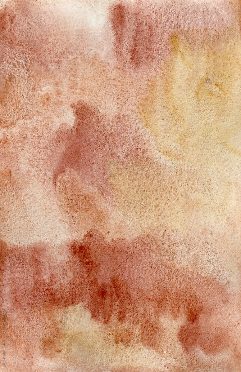 Watercolor abstract texture in earth colors