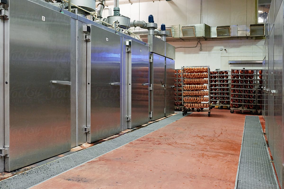 Sausage production plant