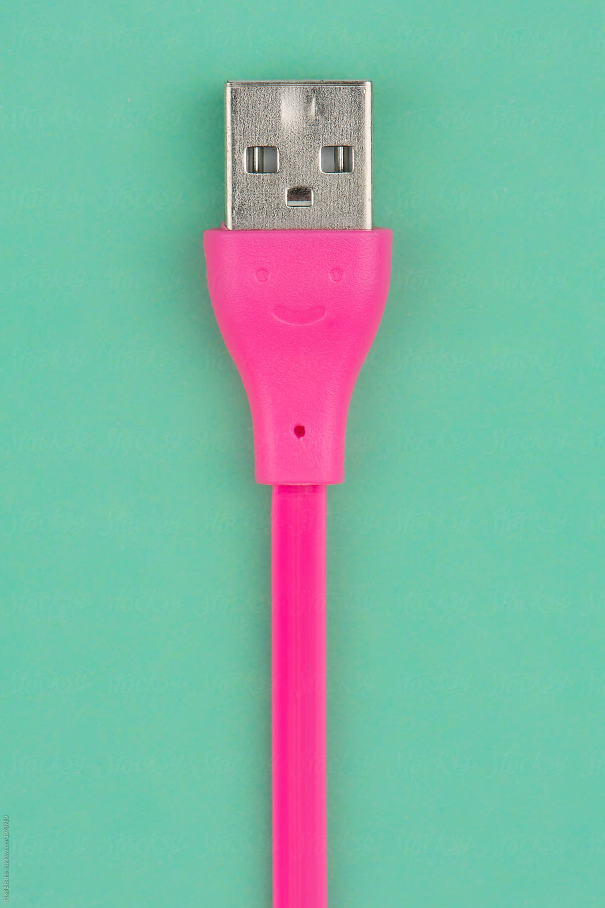 Smiling computer cable