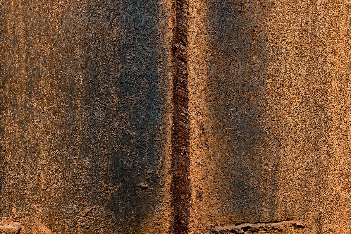 Old rusty metal plate texture background