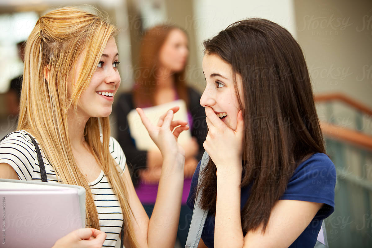 High School: Mean Girls Talking About Another Teen by Sean ...