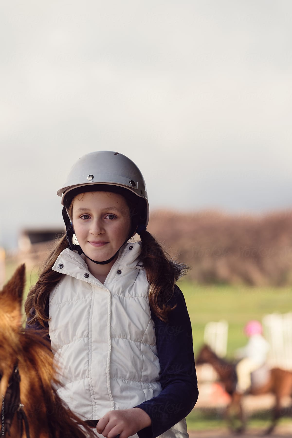 Girl In Riding Lesson By Stocksy Contributor Gillian Vann Stocksy