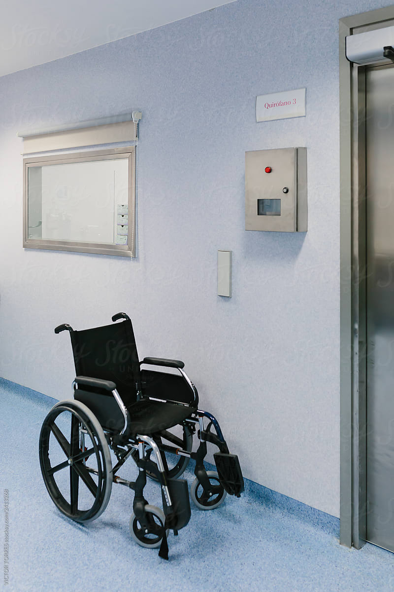 Wheelchair in the hospital