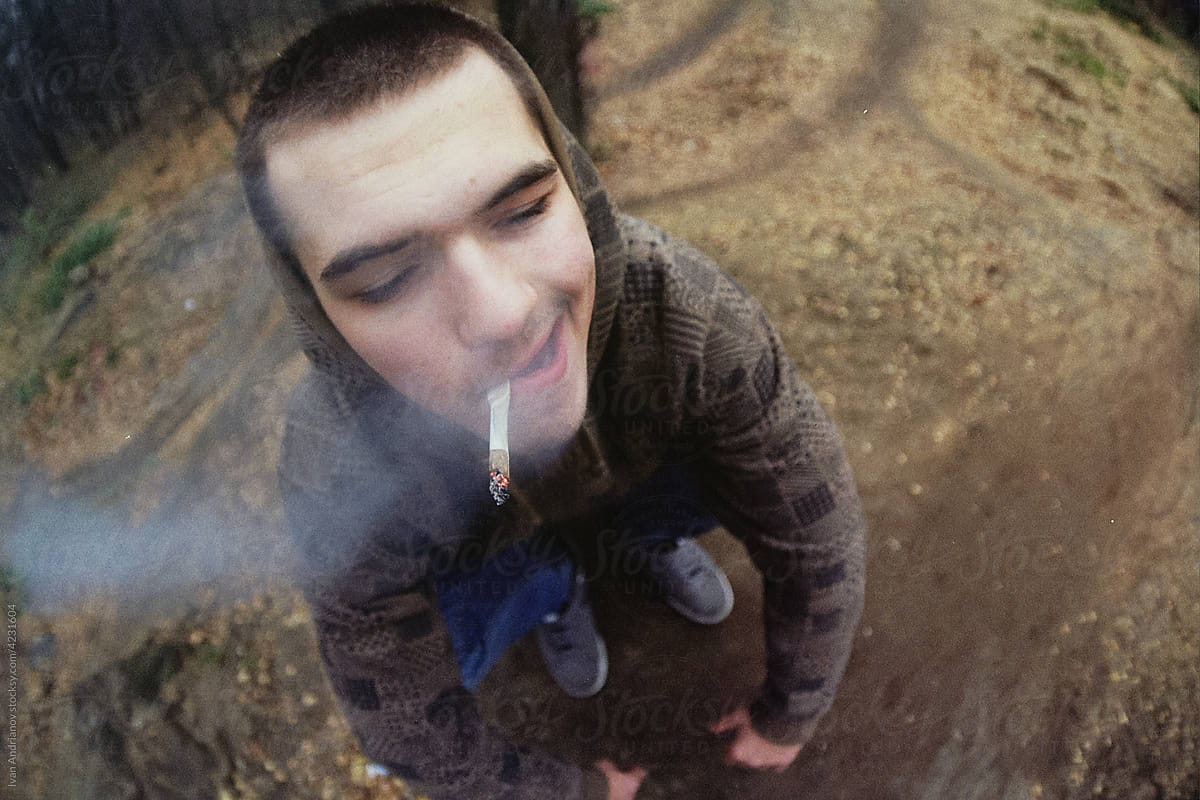 Moody Smoking Man