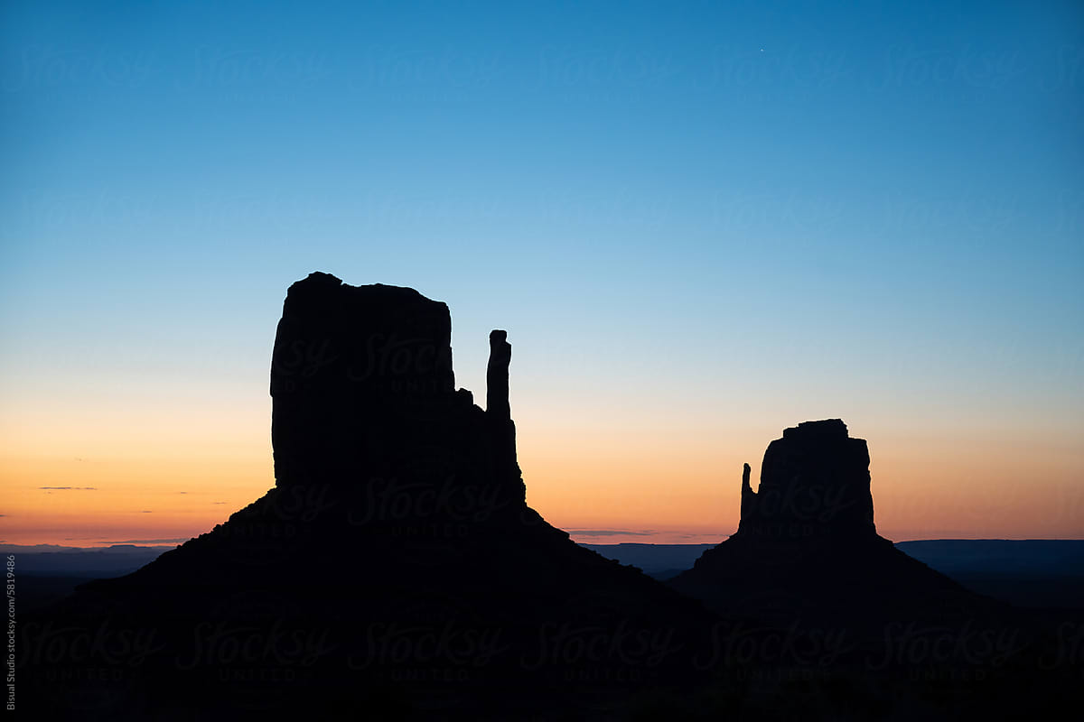 Sunrise at Monument Valley, USA