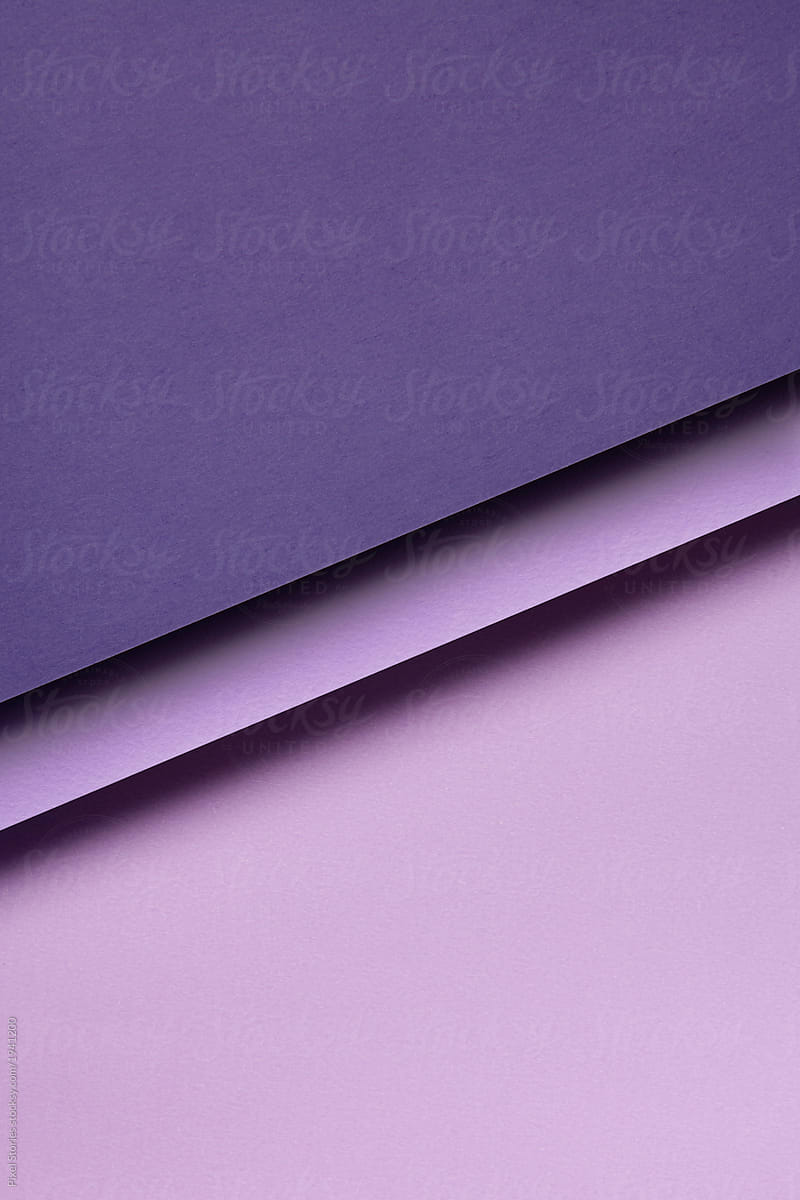 Purple paper shapes design