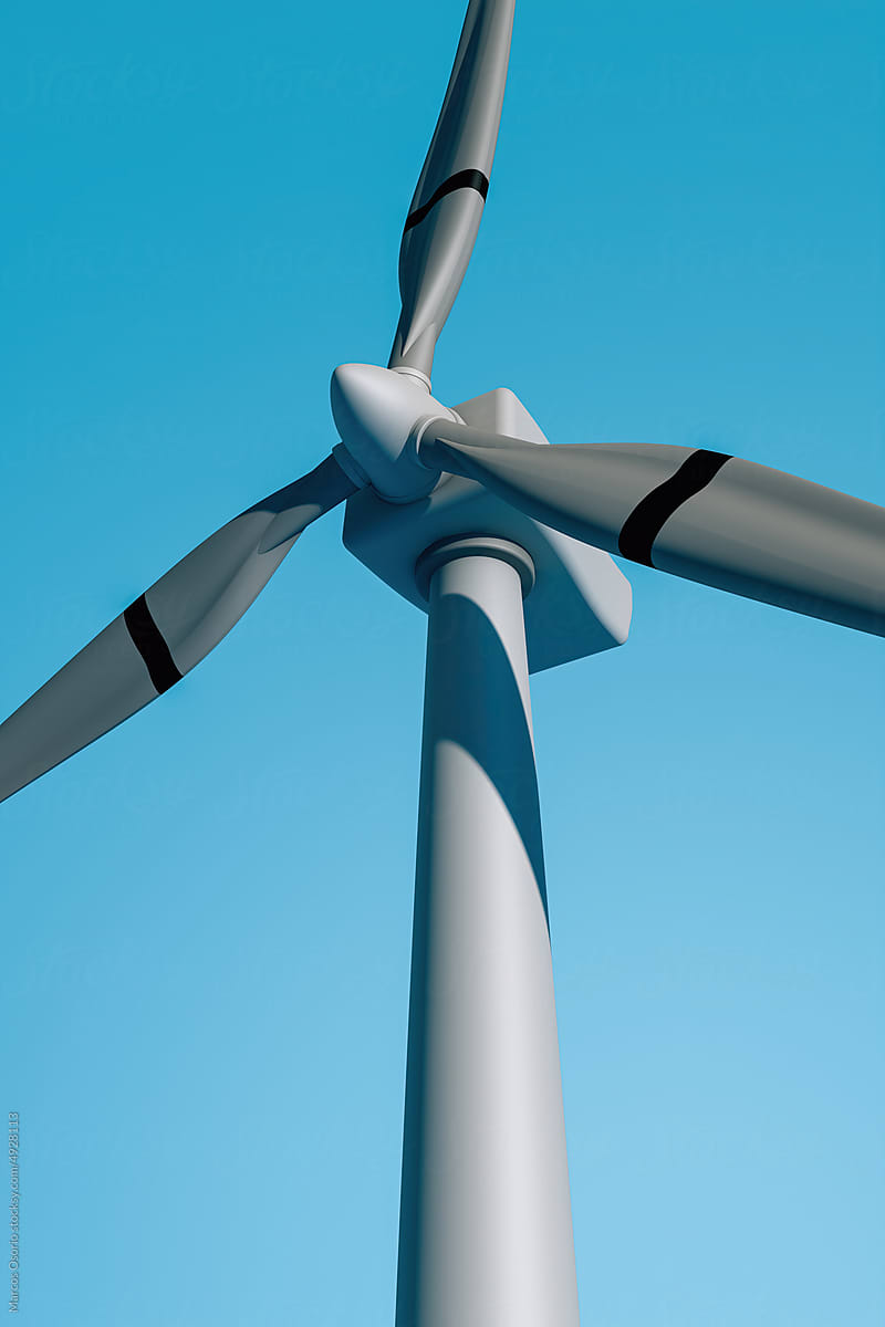 Modern windmill sustainable energy