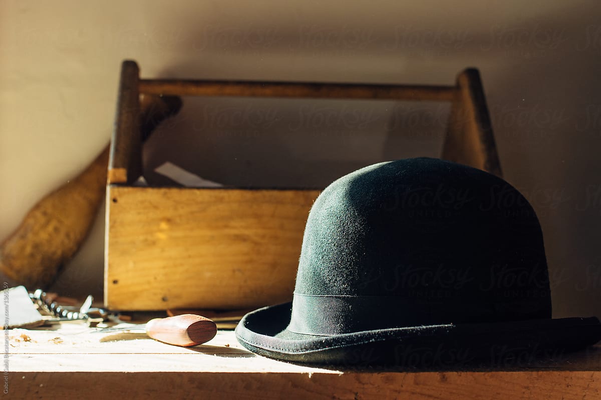 Old style hat on a table
