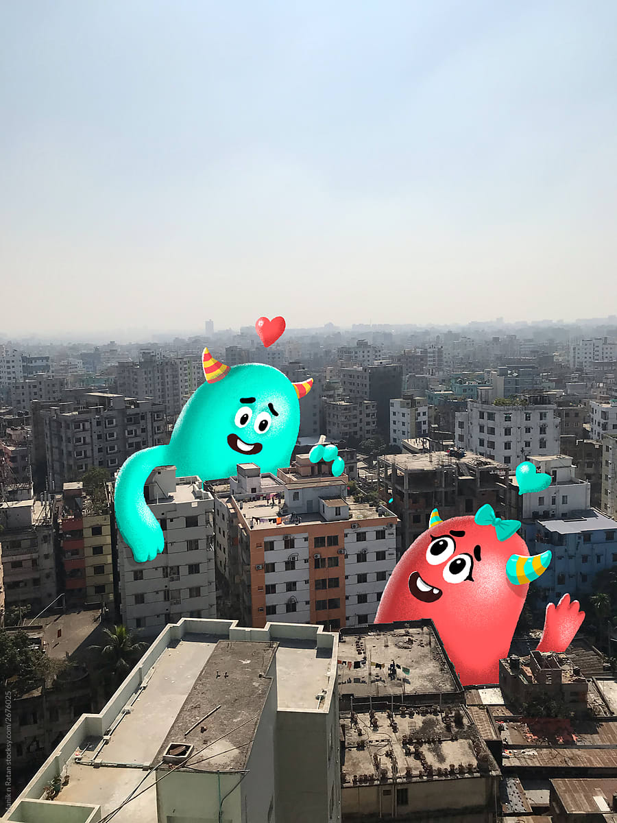 A love story of two monster in the City