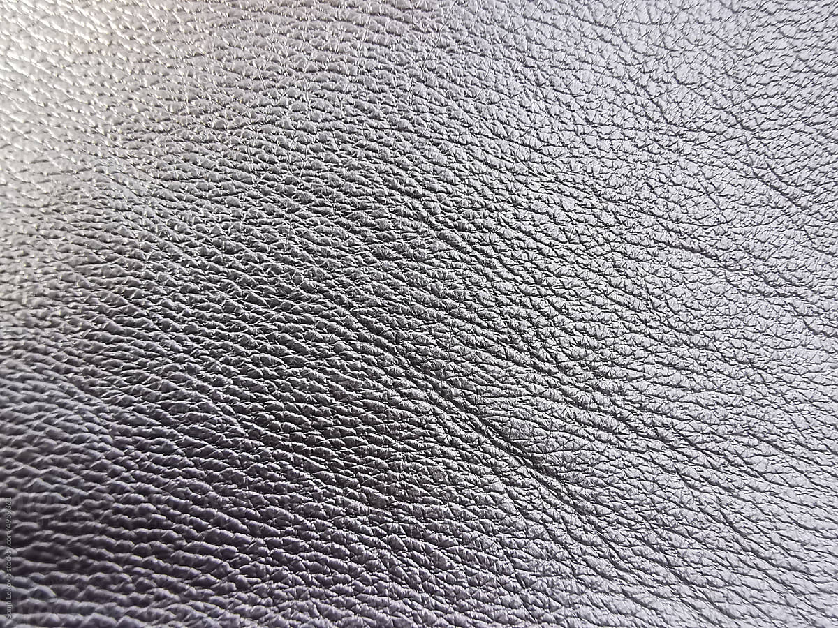 silver leather texture