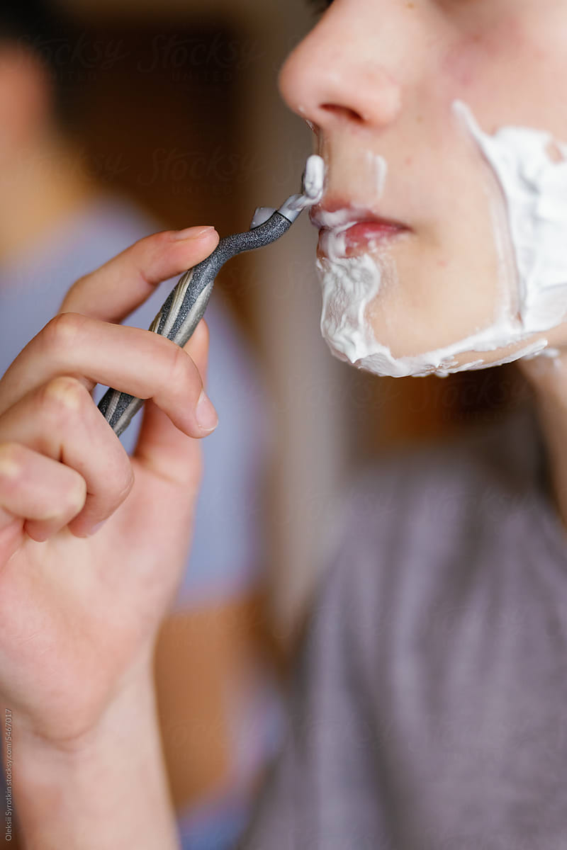 Face shave razor grooming cream beauty