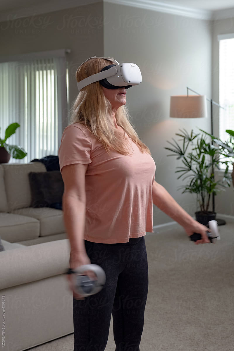 Virtual reality at home.