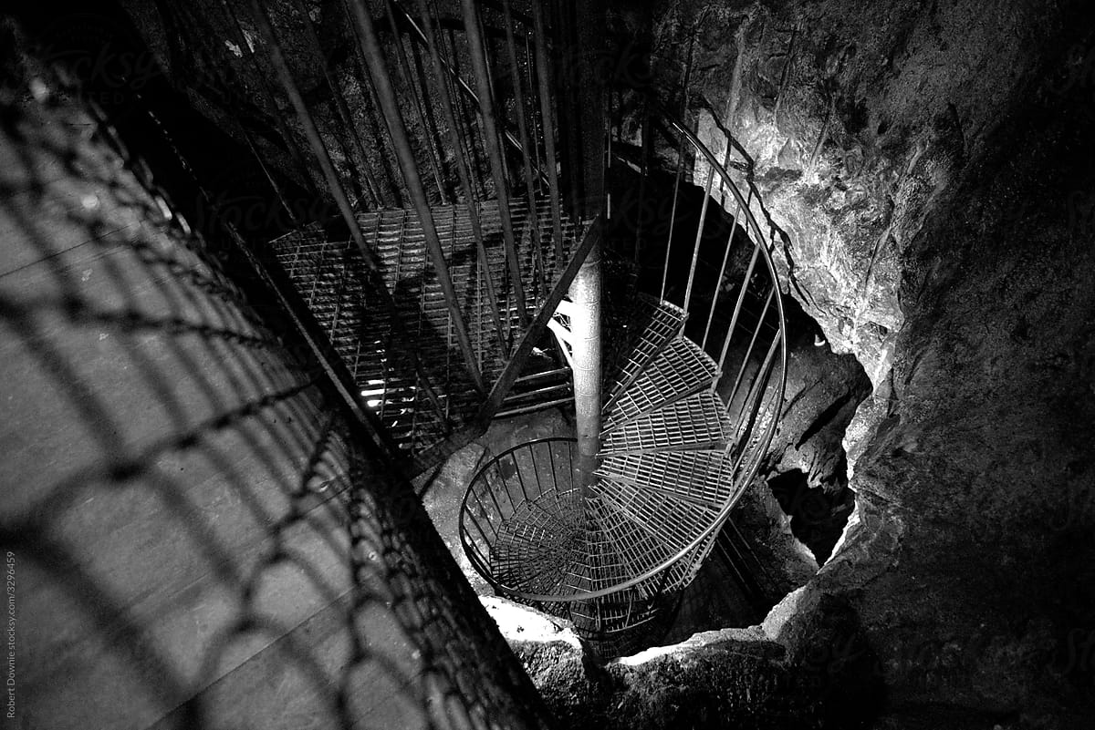 Stairway into the earth.