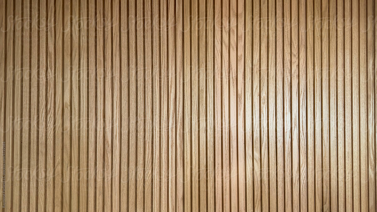 Red Oak Vertical wood Paneling wall Background Nobody