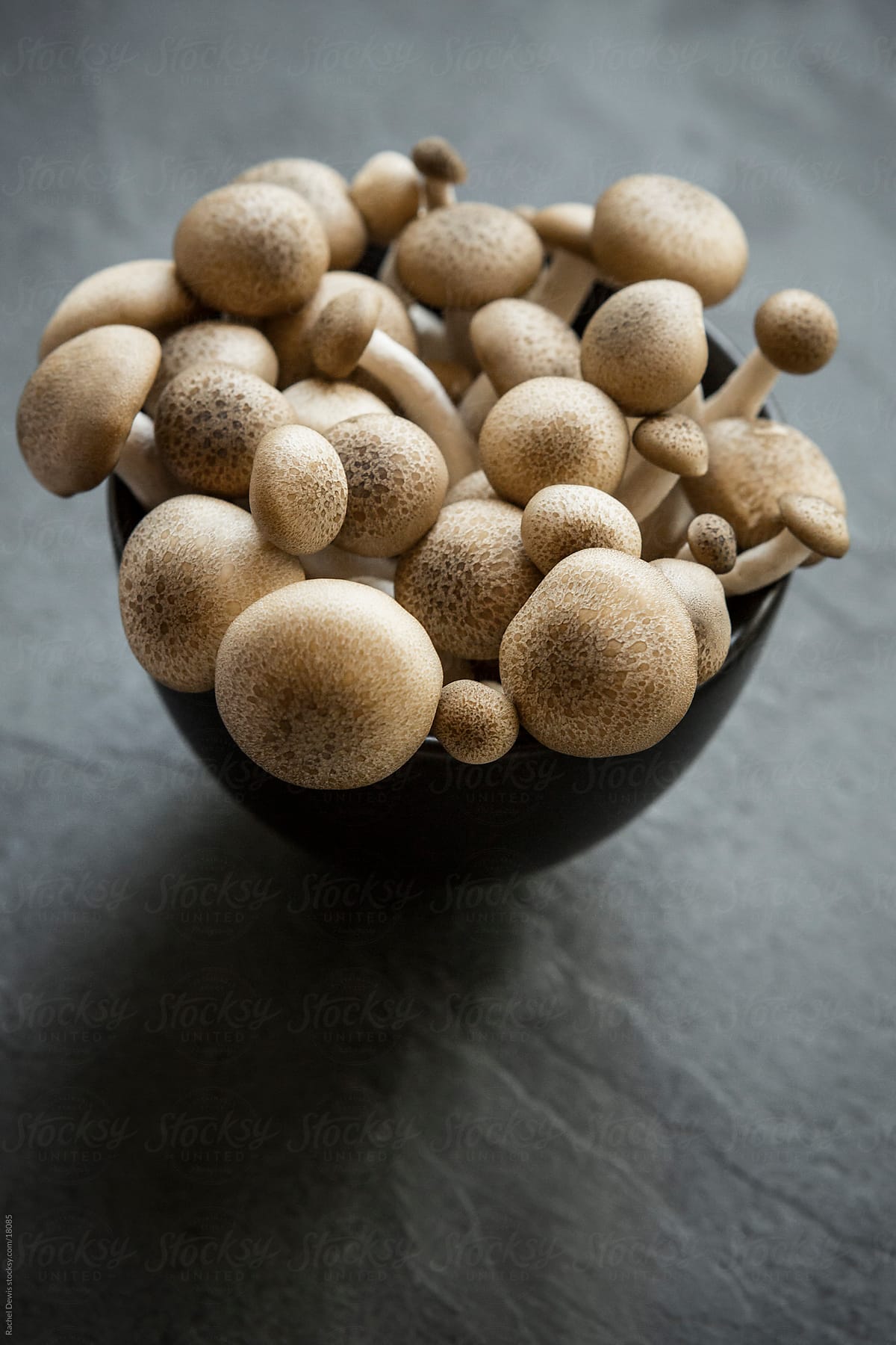 Oriental Japanese shimeji mushrooms.