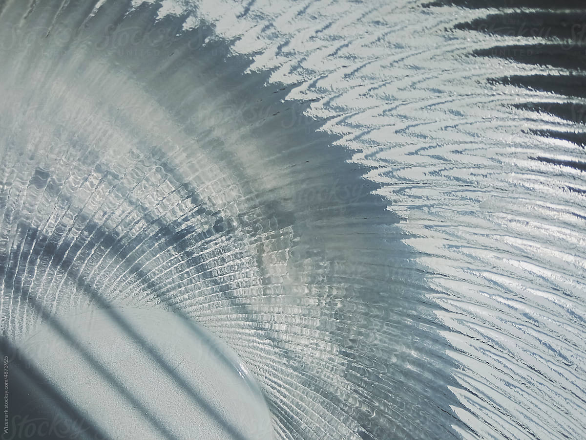 Abstract glitch glassware background minimal