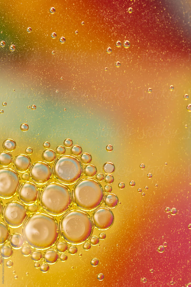 Abstract Colorful Drops