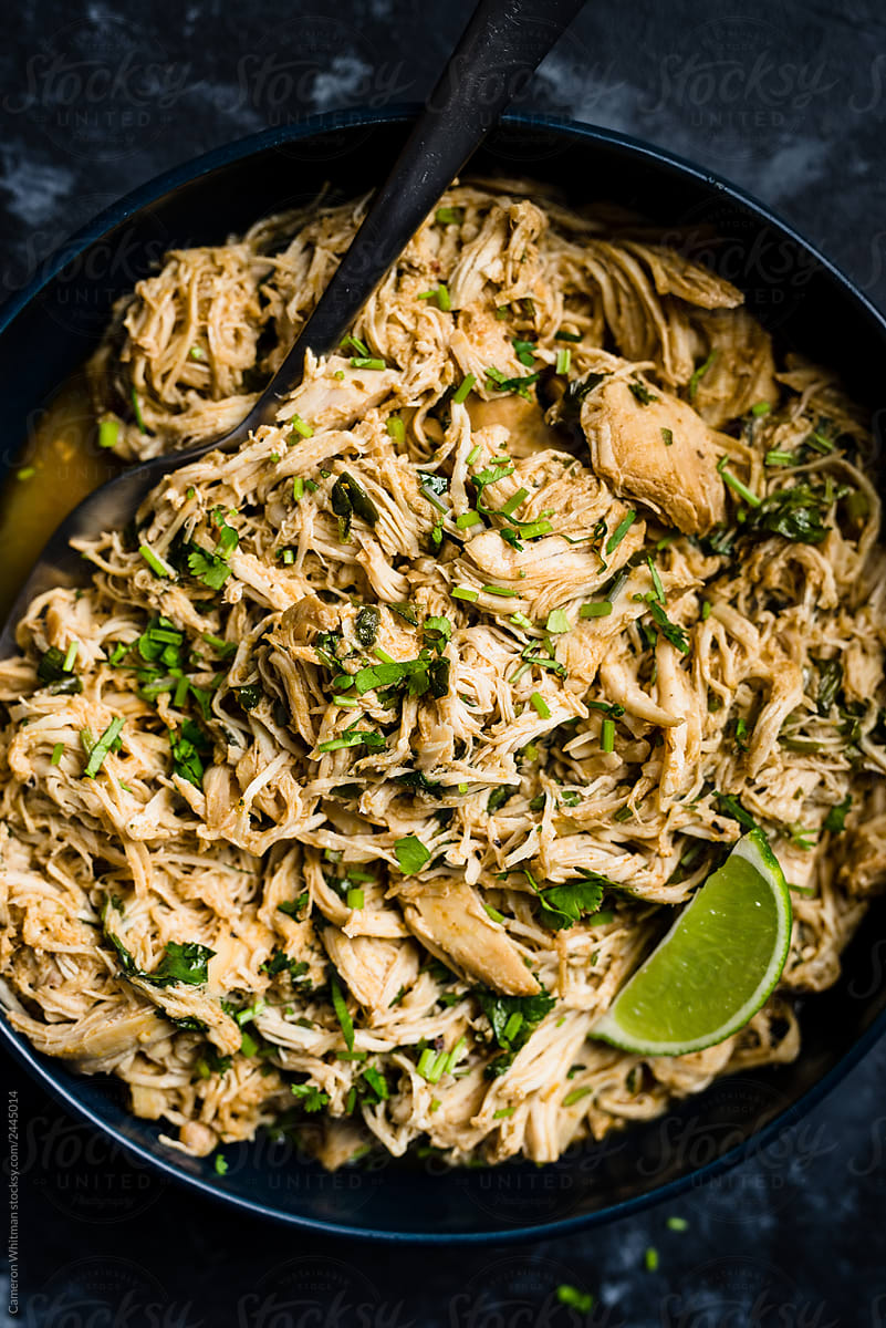 Slow-Cooked Cilantro-Lime Chicken