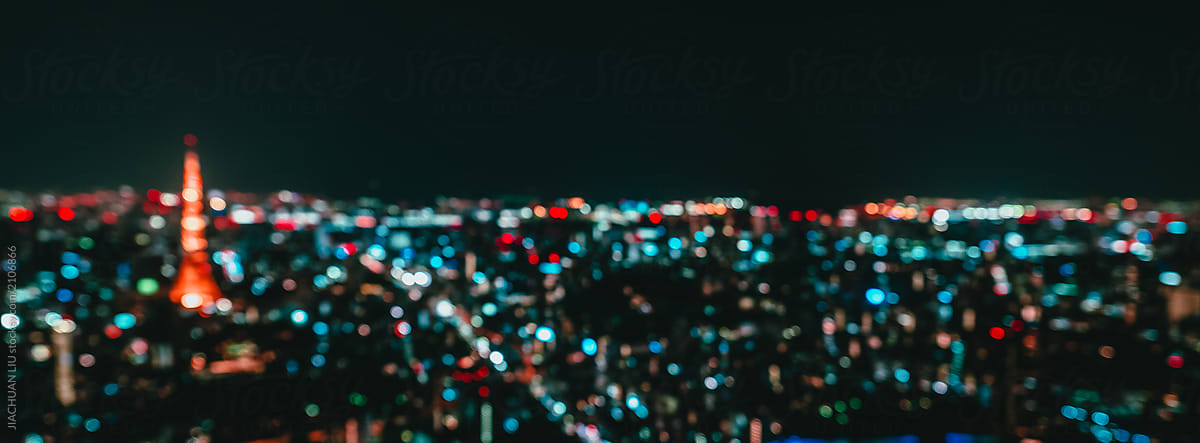Japan Tokyo skyline night view spot