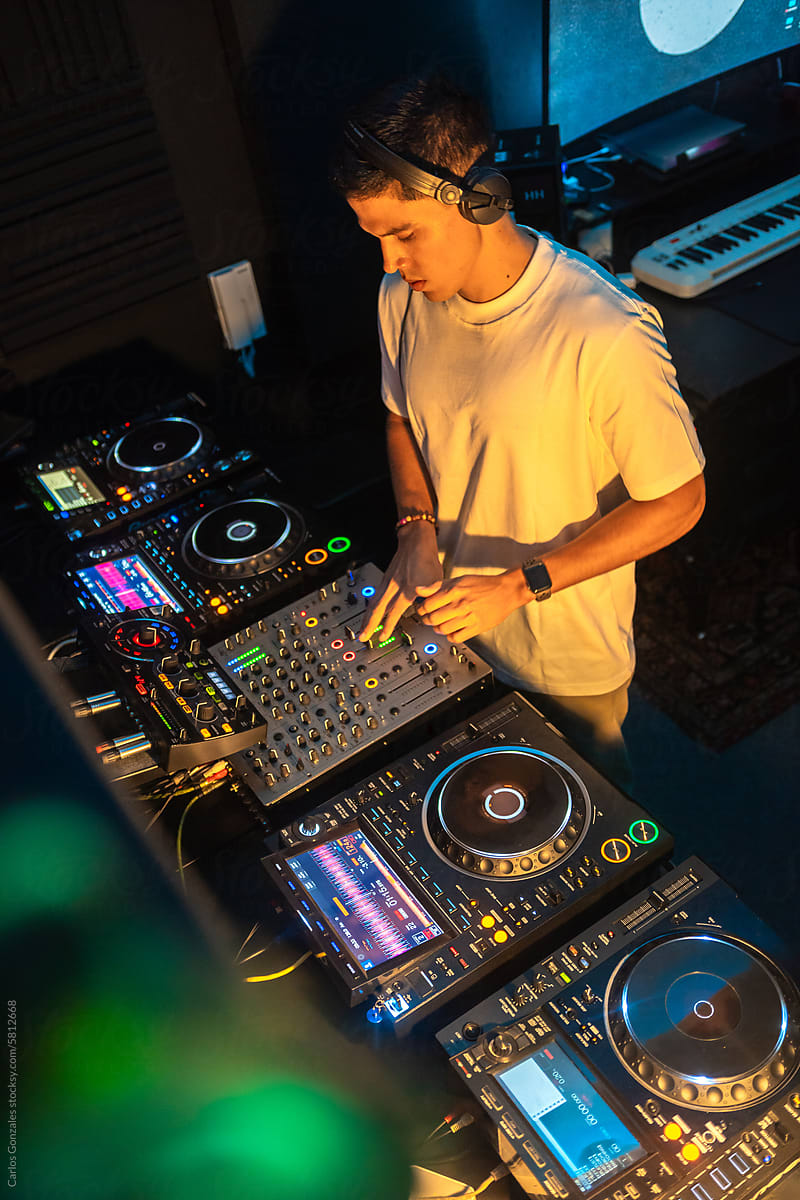 DJ In Studio
