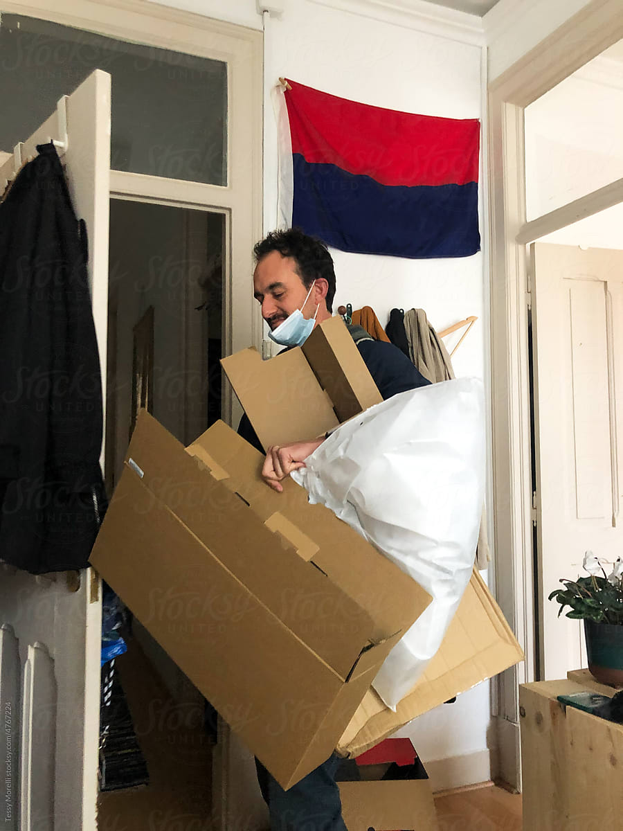 UGC home renovation recycling box cardboard