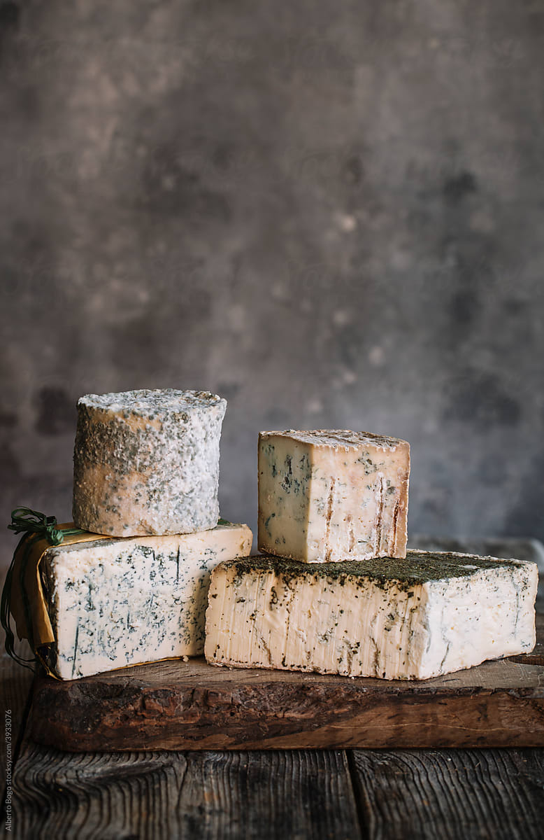Still Life Of Local North Italian Cheese