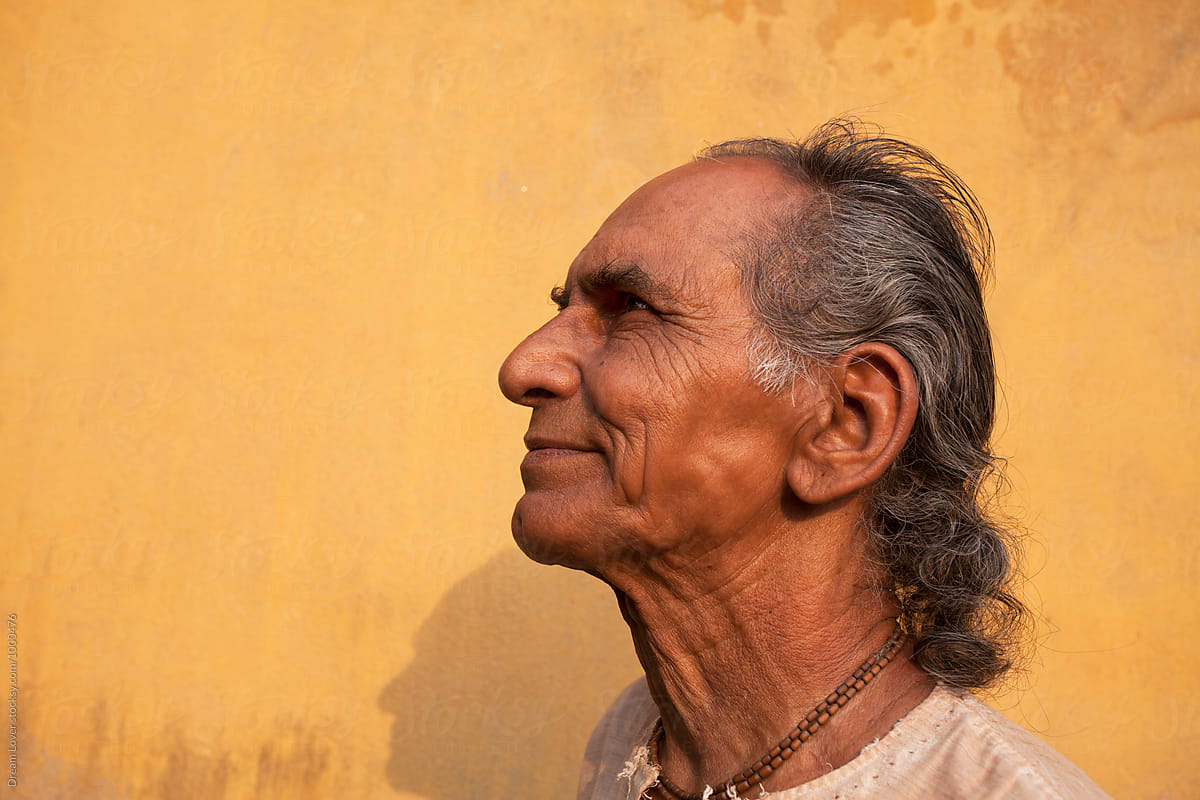 Side Face Of A 70 Year Old Man By Stocksy Contributor Dream Lover Stocksy