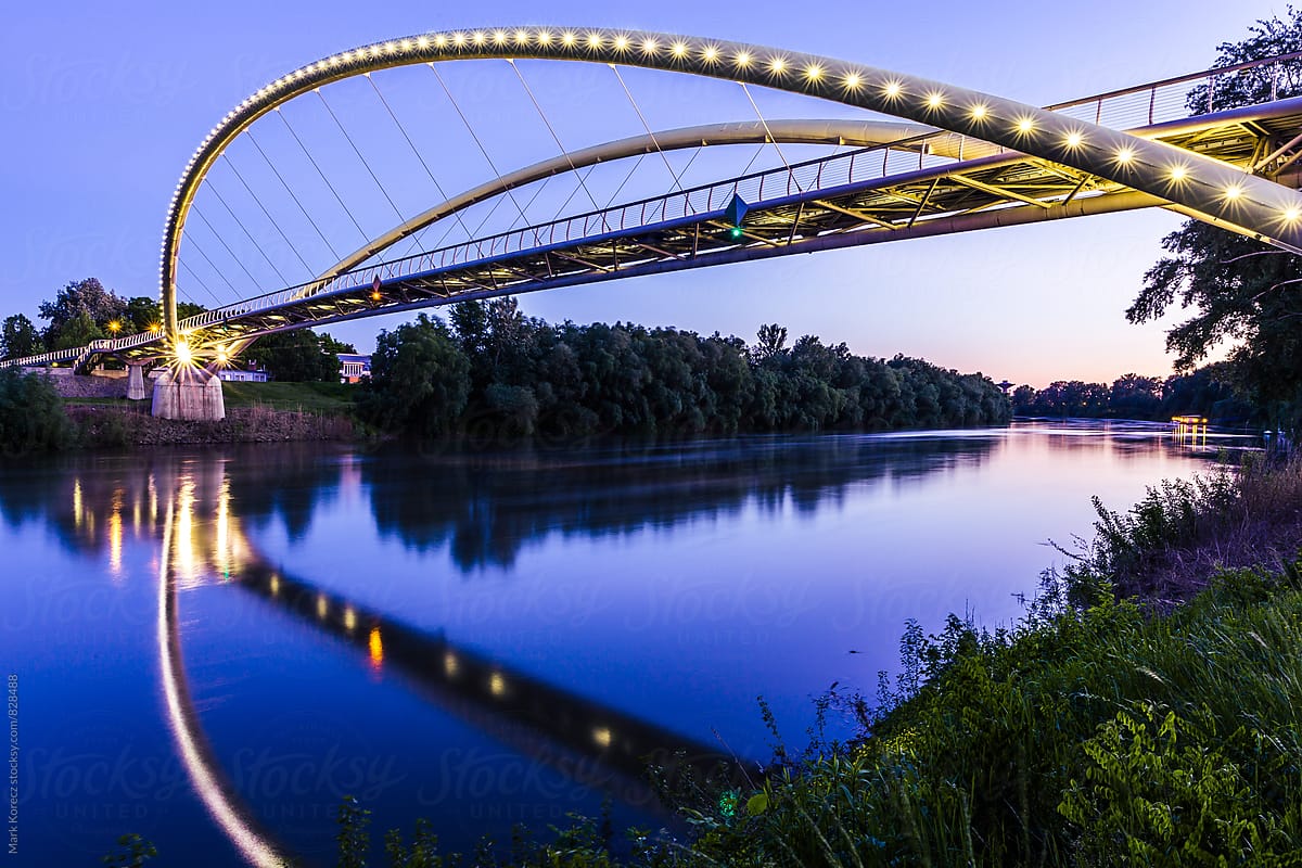 Bridge in blue hour