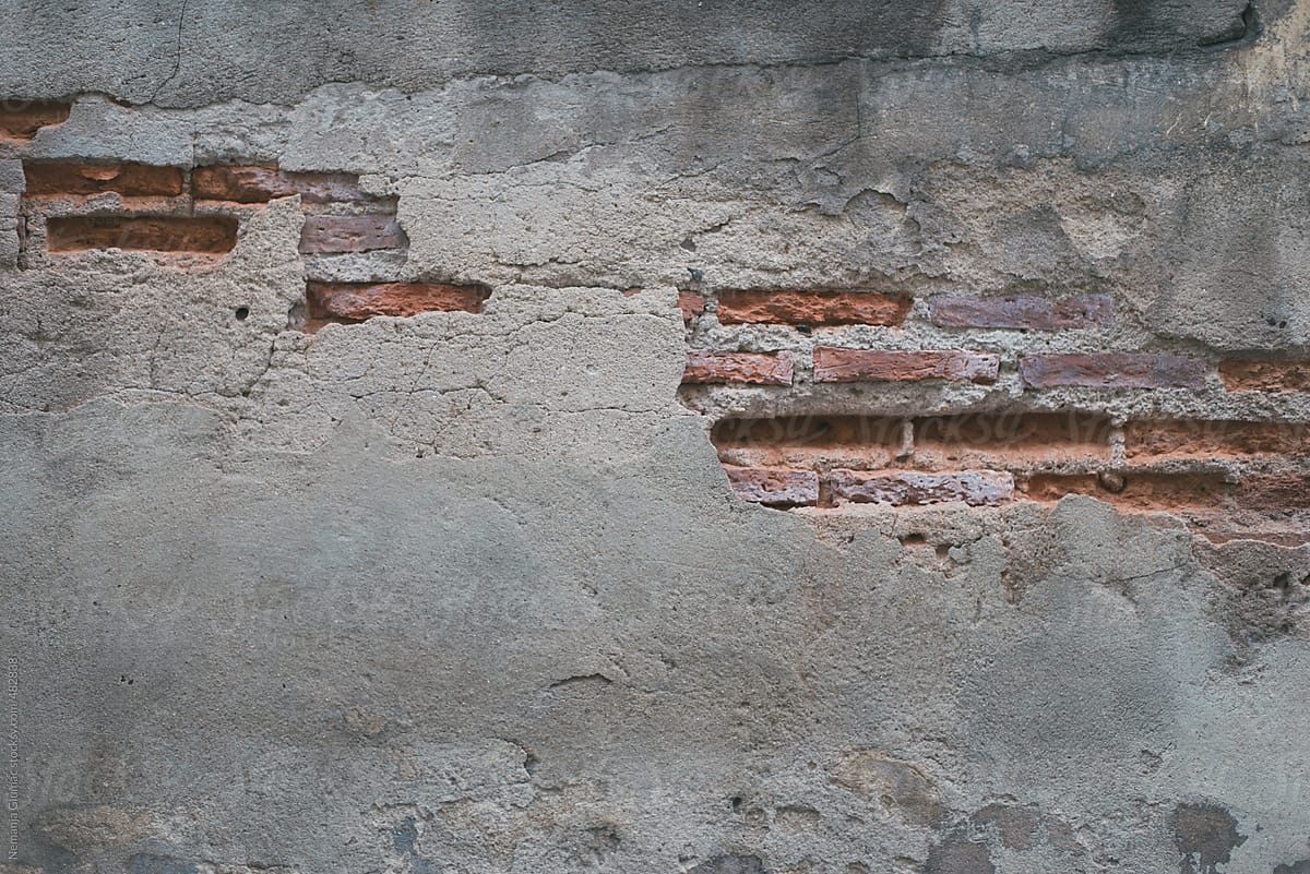 Damaged Brick Wall Texture