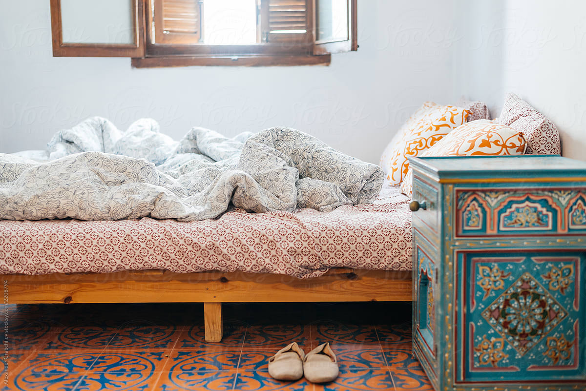 Moroccan Style Bedroom Interior