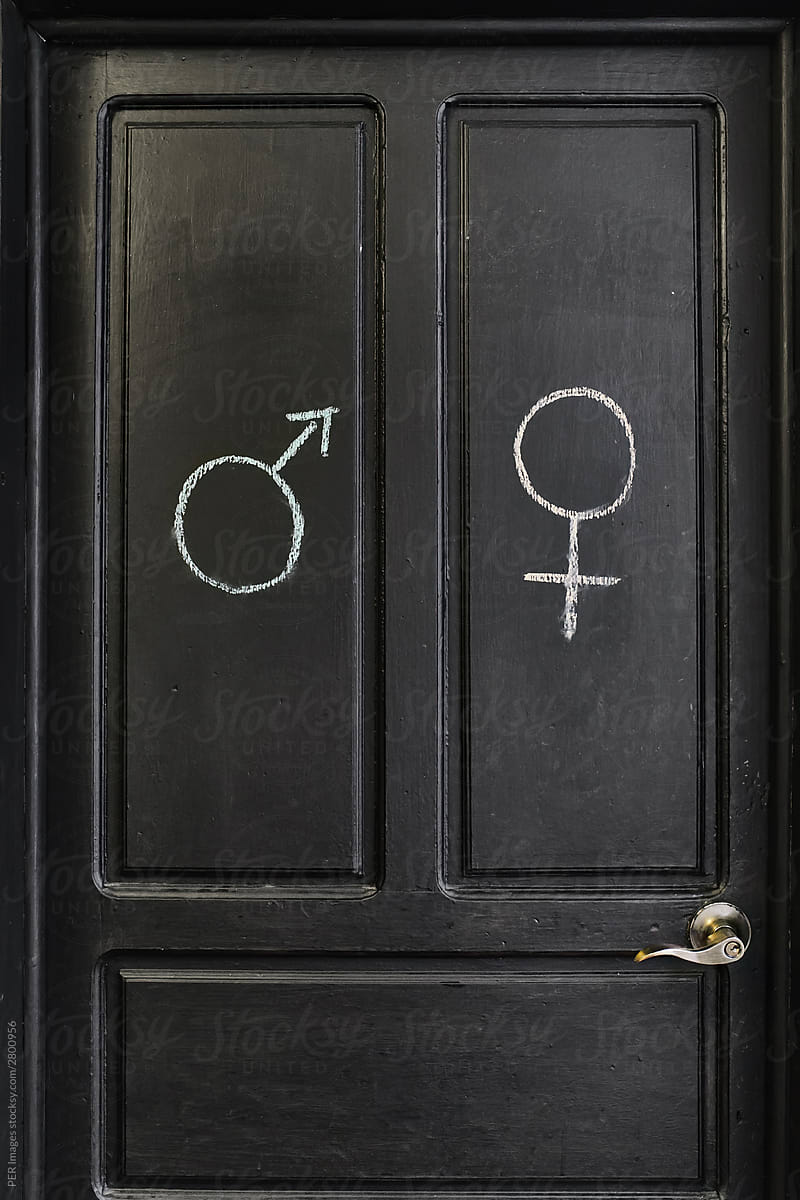 Gender: restroom gender sign