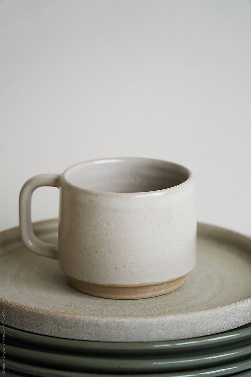 Minimalist Speckled Ceramic Mug