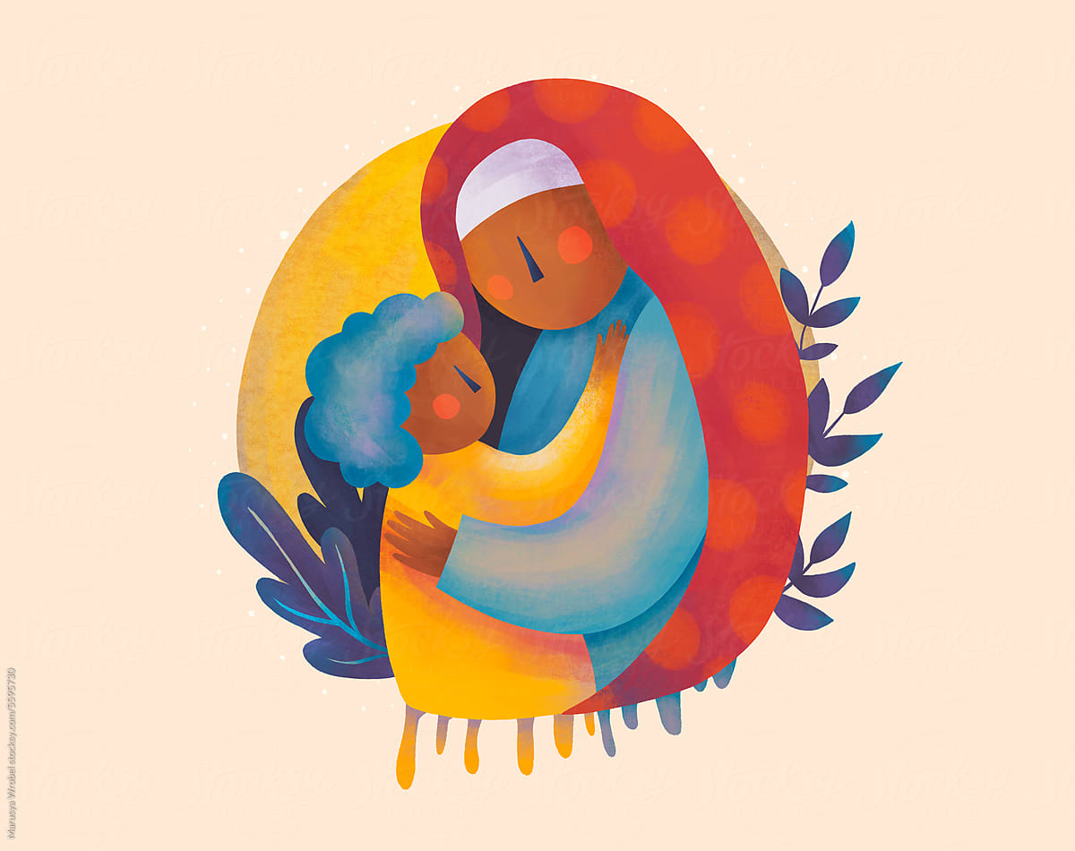 Motherhood concept illustration